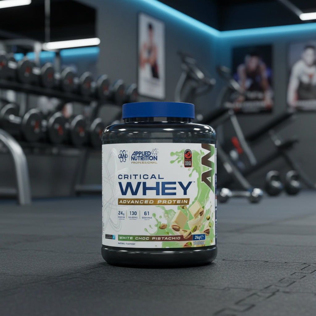 Applied Nutrition Critical Whey – 2kg Tub - White Choc Pistachio