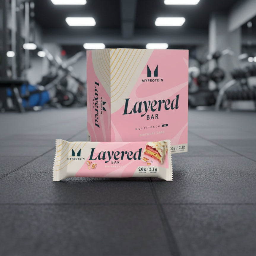 Myprotein Layered Protein Bars – 12-Bar Case (60g) - Vanilla