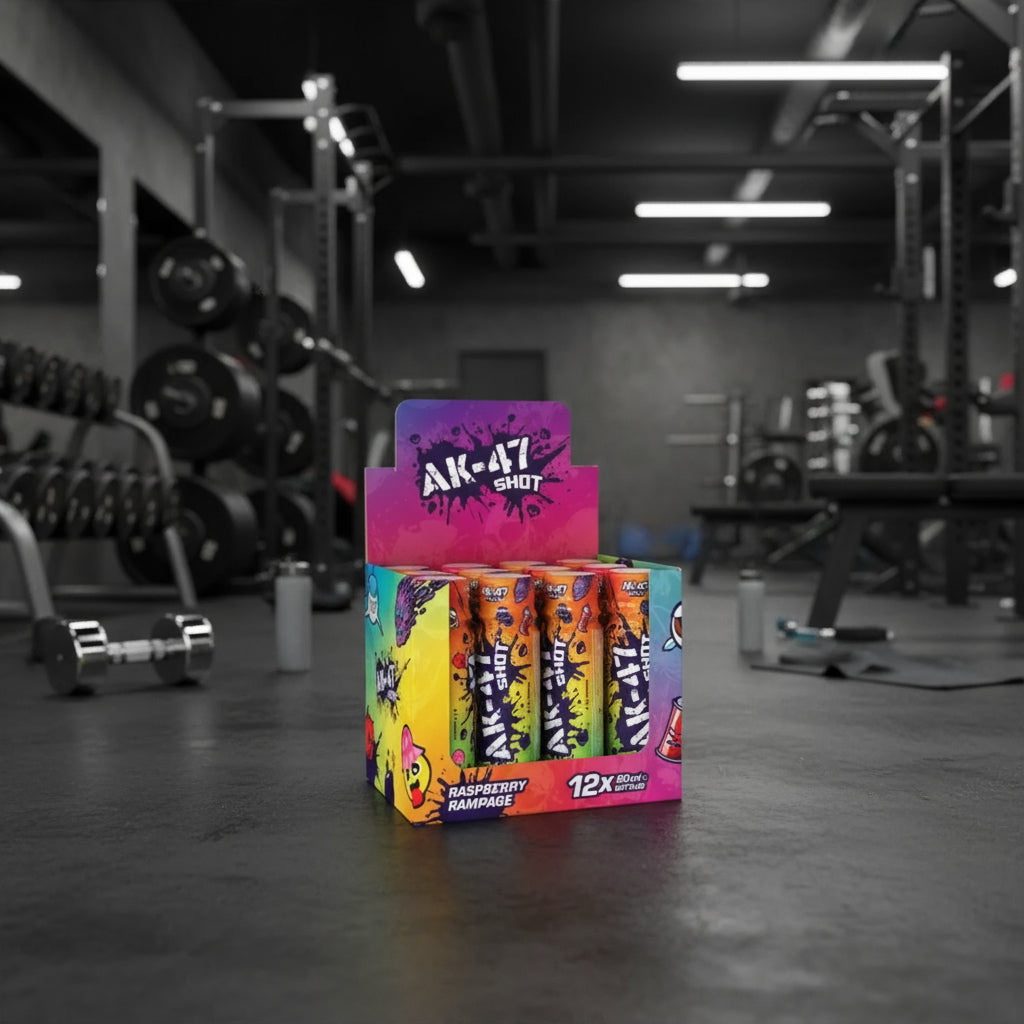 AK-47 Labs Energy Shots – 12-Bottle Case (80ml) - Raspberry Rampage