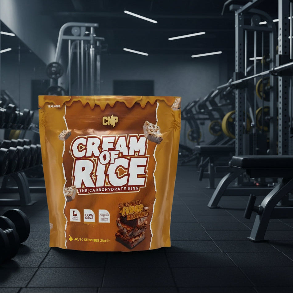 CNP Cream Of Rice – 2kg Bag - Chocolate Fudge Brownie