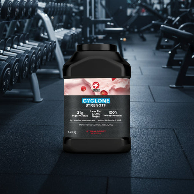 Maxinutrition Cyclone Strength – 1.26kg Tub - Strawberry