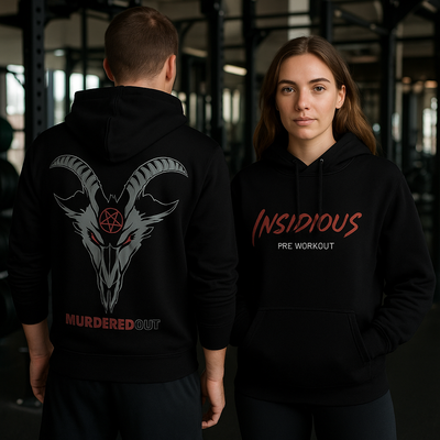 Murdered Out Insidious Hoodie - Black