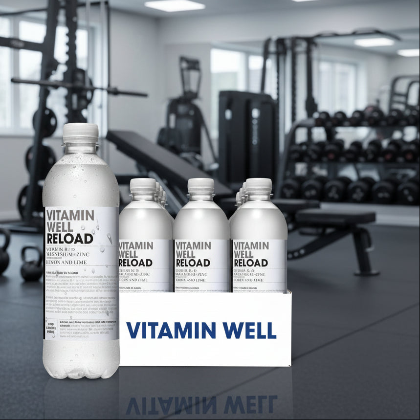 Vitamin Well Low-Calorie Flavoured Water – 12-Bottle Case (500ml) - Reload