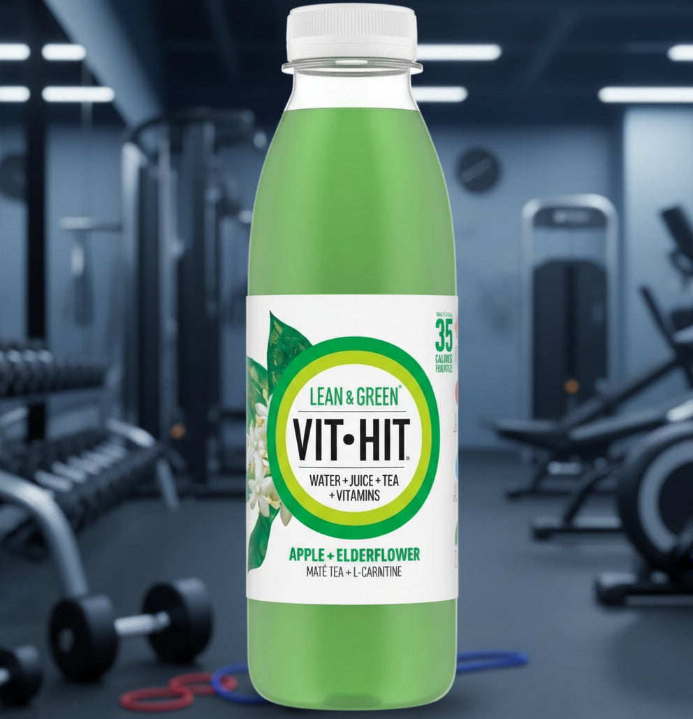 VITHIT Vitamin Drink – 12-Bottle Case (500ml) - Apple & Elderflower
