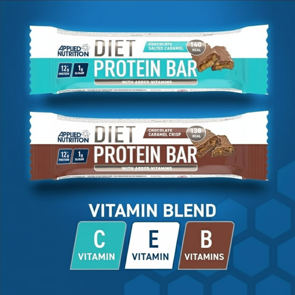 Applied Nutrition Diet Protein Bars – 12-Bar Case (45g)