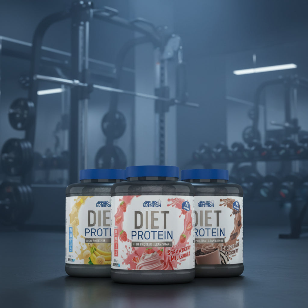 Applied Nutrition Diet Whey Protein Powder – Low Carb & Low Sugar – 1.8kg Tub