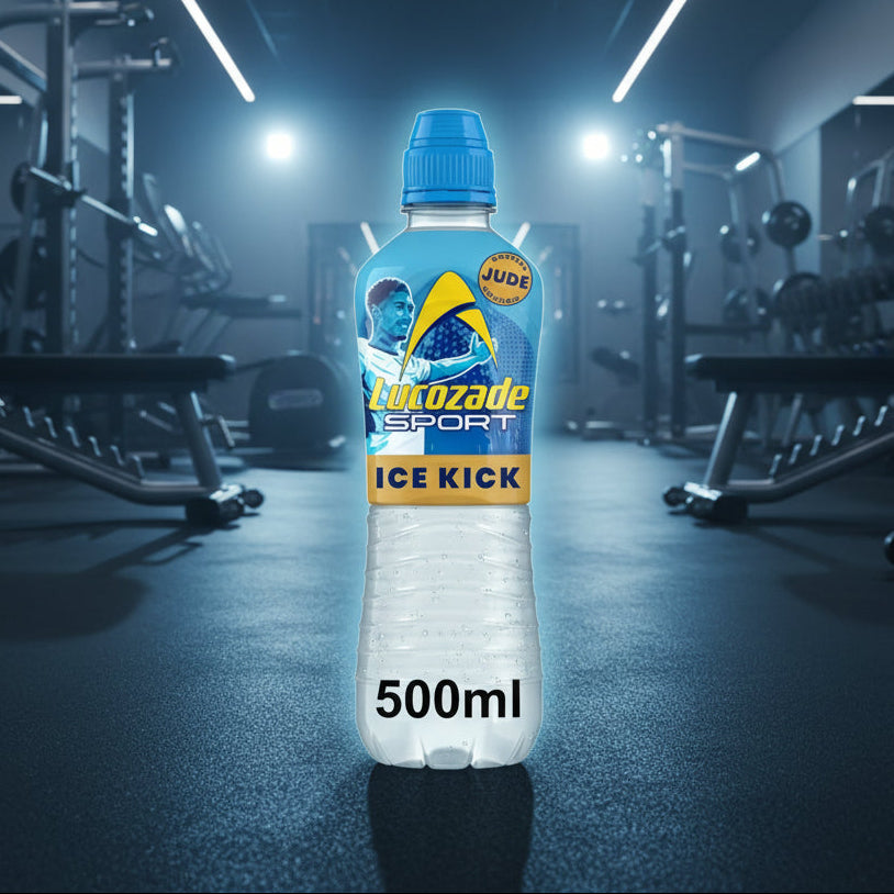 Lucozade Sport Isotonic Performance Fuel – 12-Bottle Case (500ml) - Ice Kick