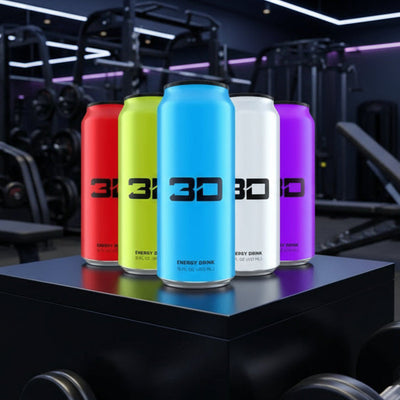 3D Energy Drink – 12-Can Case (473ml)