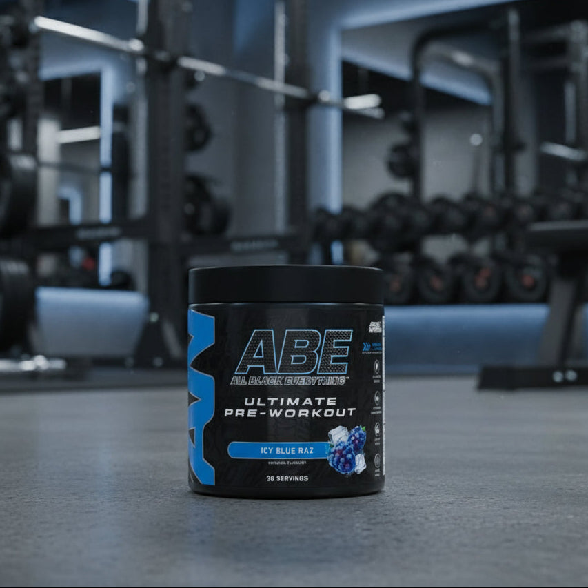 ABE Extremely Potent Pre-Workout Powder – 375g Tub - Ice Blue Raz