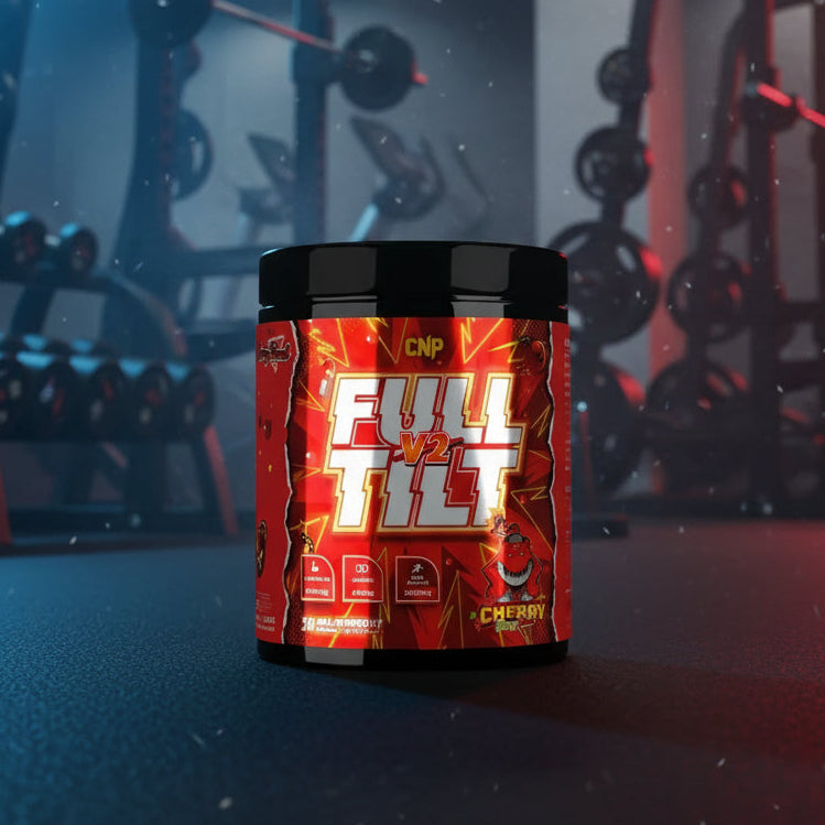 CNP Full Tilt V2 Pre-Workout – 570g Tub - Cherry Berry Bomb