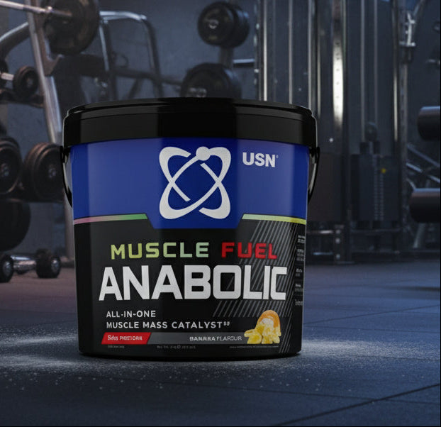 USN Anabolic Muscle Fuel Mass Gainer – 4kg Tub - Banana