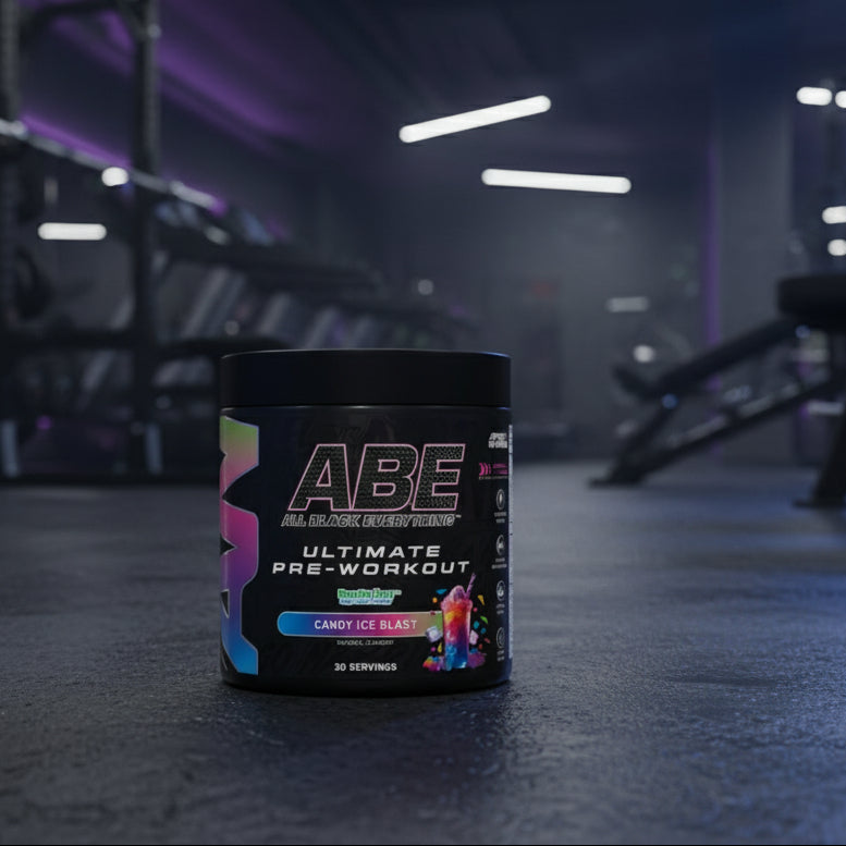 ABE Extremely Potent Pre-Workout Powder – 375g Tub - Candy Ice Blast