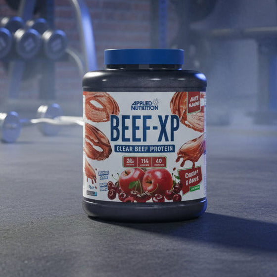 Applied Nutrition Beef XP Clear Beef Protein – 1.8kg Tub - Cherry & Apple