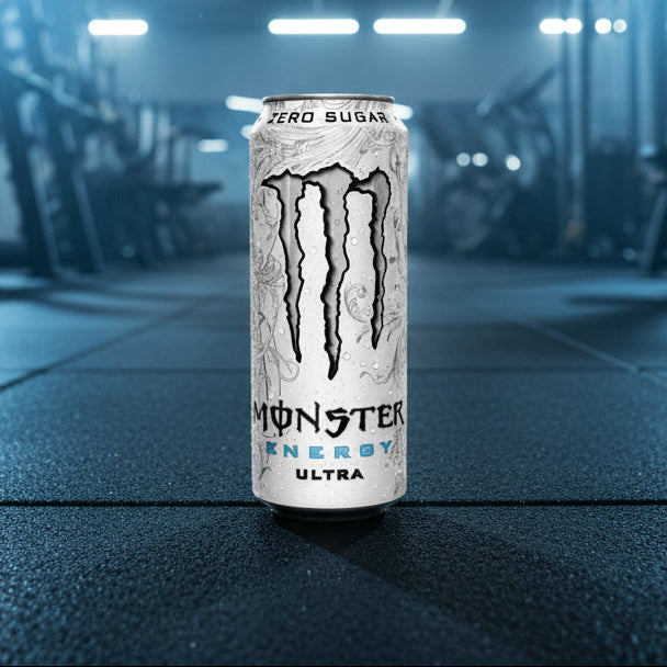 Monster Energy Ultra Drink – 12-Can Case (500ml) - Ultra White