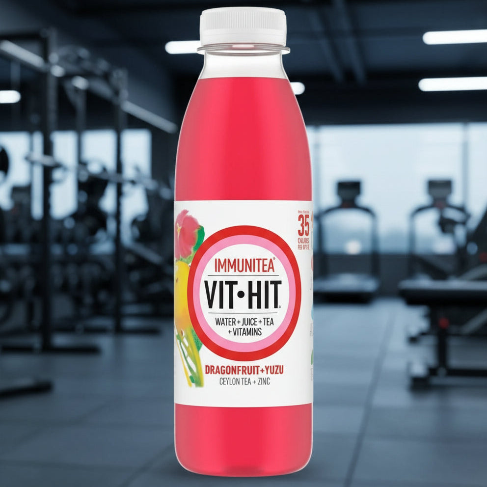 VITHIT Vitamin Drink – 12-Bottle Case (500ml) - Dragonfruit & Yuzu
