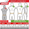 RDX Weight Lifting Belt - Eva Curve RX4