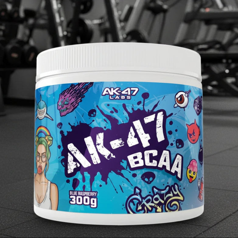 AK-47 Labs BCAA – 300g Tub - Blue Raspberry