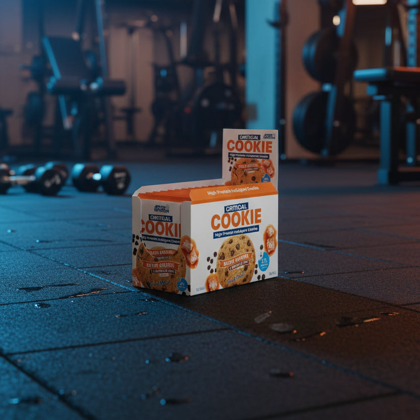 Applied Nutrition Critical Cookies – 12-Cookie Case (85g) - Salted Caramel