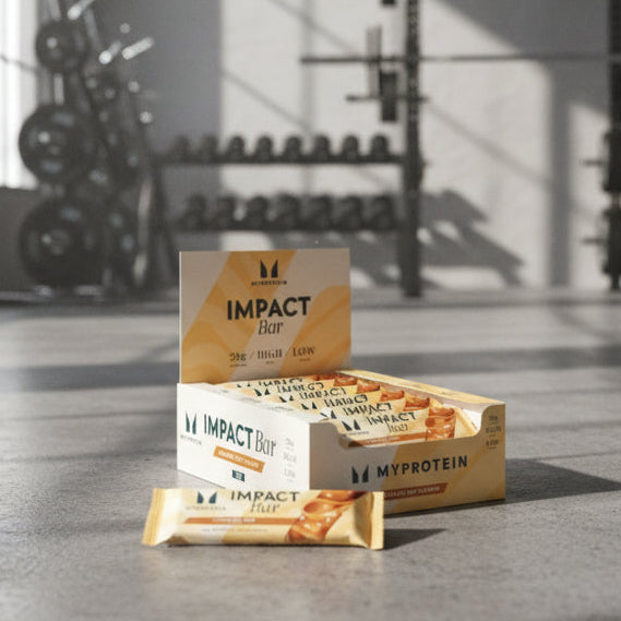Myprotein Impact Bars – 12-Bar Case (64g) - Caramel Nut