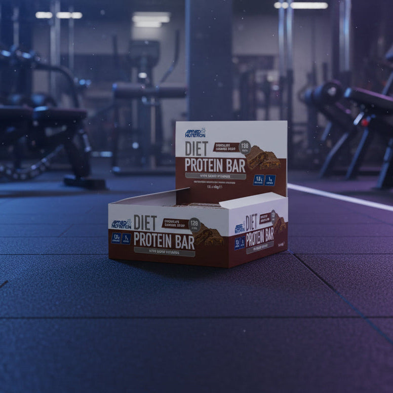 Applied Nutrition Diet Protein Bars – 12-Bar Case (45g) - Chocolate Caramel Crisp
