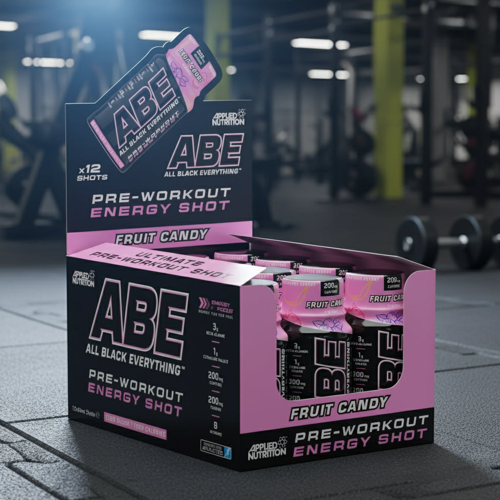 Applied Nutrition ABE Shots – 12-Bottle Case (60ml) - Fruit Candy
