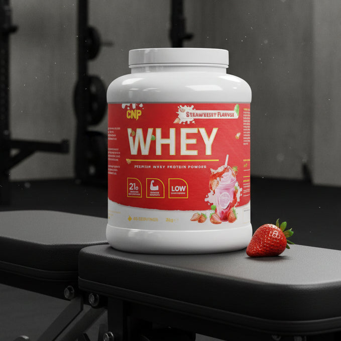 CNP Whey Protein Powder – 2kg Tub - Strawberry