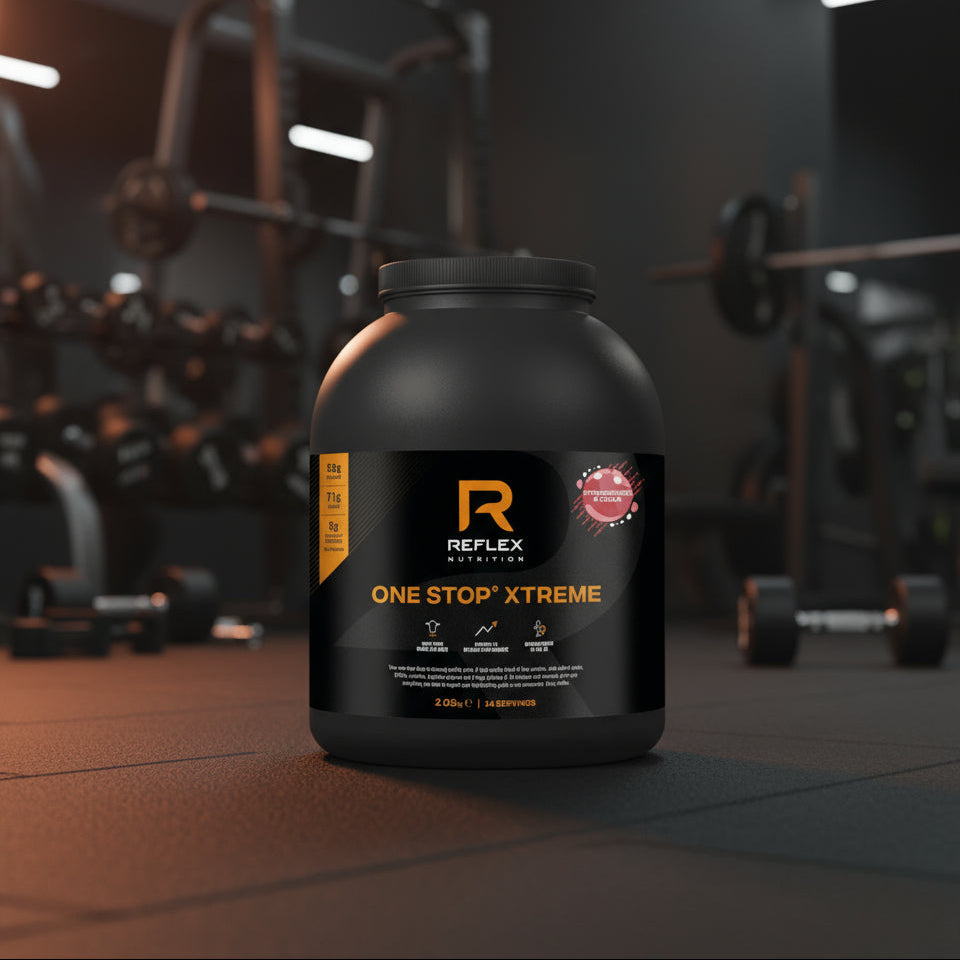 Reflex Nutrition One Stop Xtreme – 2.03kg Tub - Strawberries & Cream