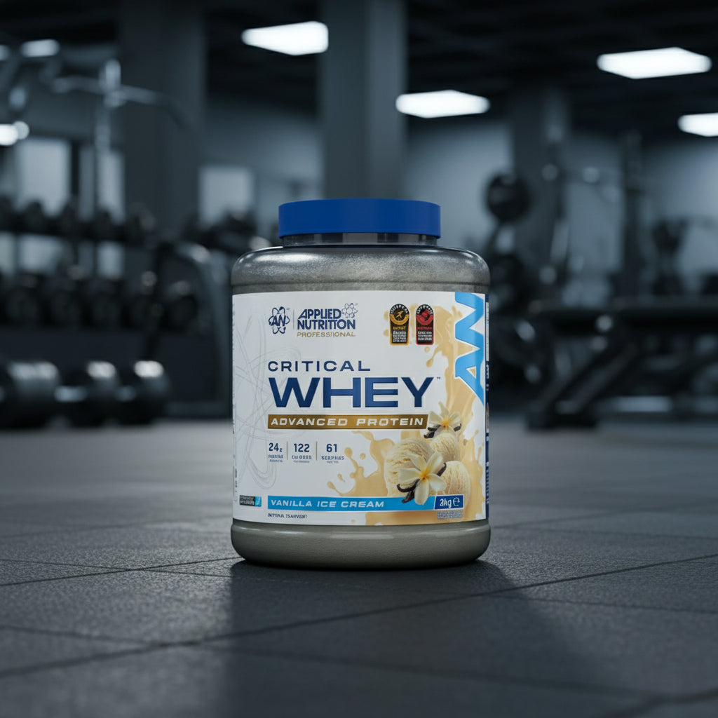 Applied Nutrition Critical Whey – 2kg Tub - Vanilla Ice Cream