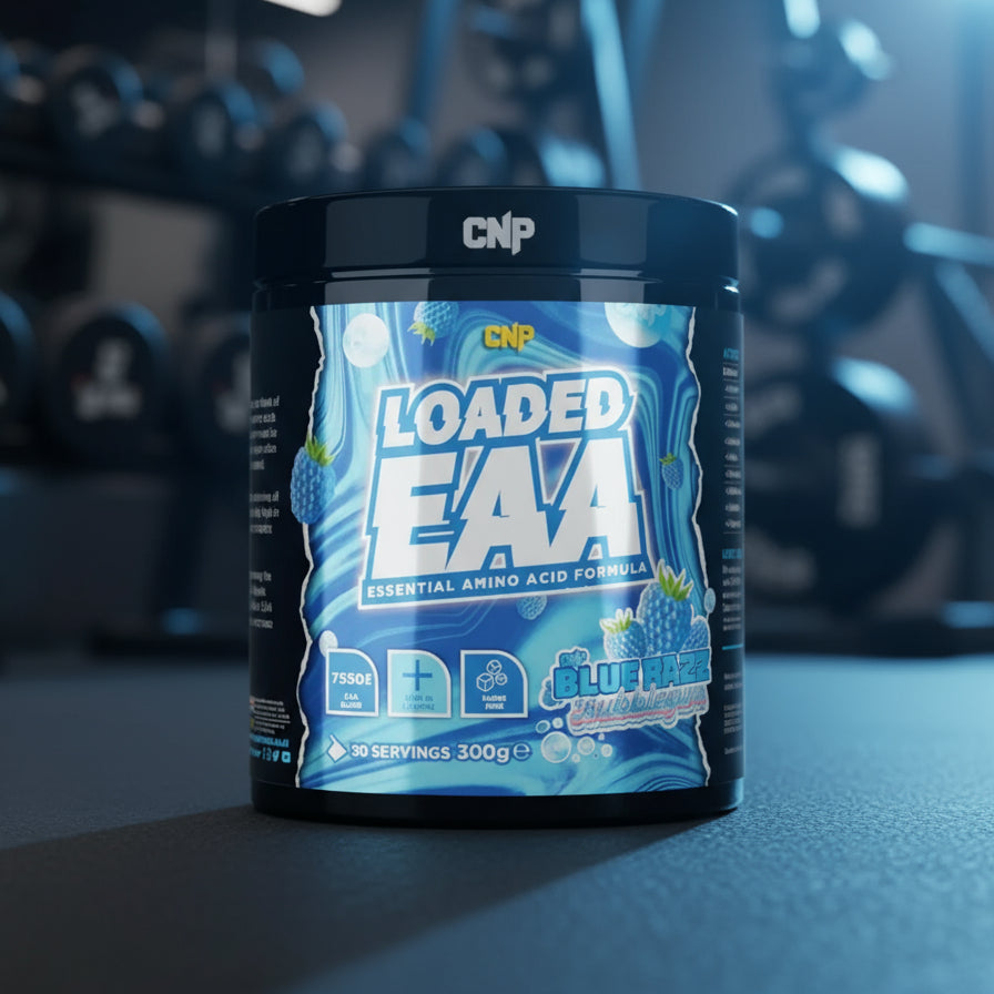 CNP Loaded EAA – 300g Tub - Blue Razz Bubblegum