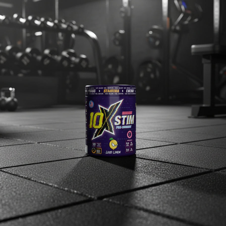 10X Athletic STIM Pre-Workout – 600g Tub - Loco Limon