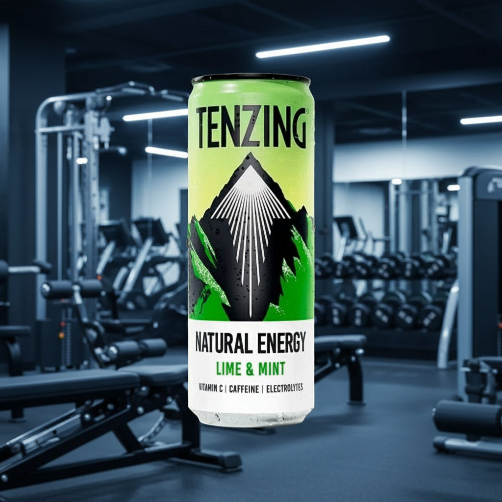Tenzing BCAA Energy Drink – 12-Can Case - Lime & Mint (250ml)