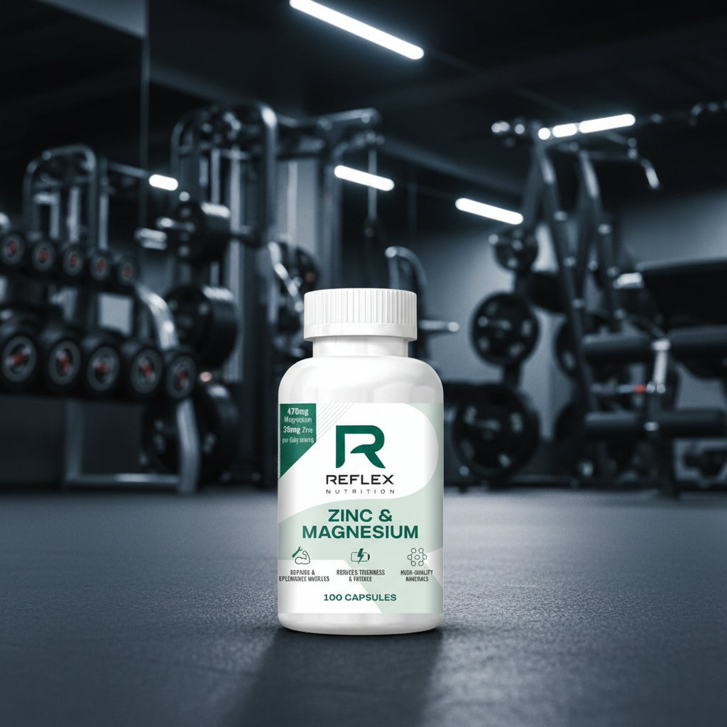 Reflex Nutrition Zinc & Magnesium Capsules – 100-Cap Bottle