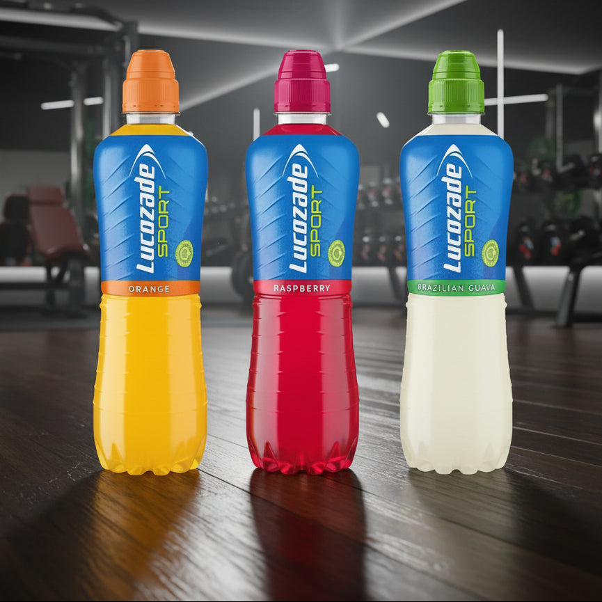 Lucozade Sport Isotonic Performance Fuel – 12-Bottle Case (500ml)