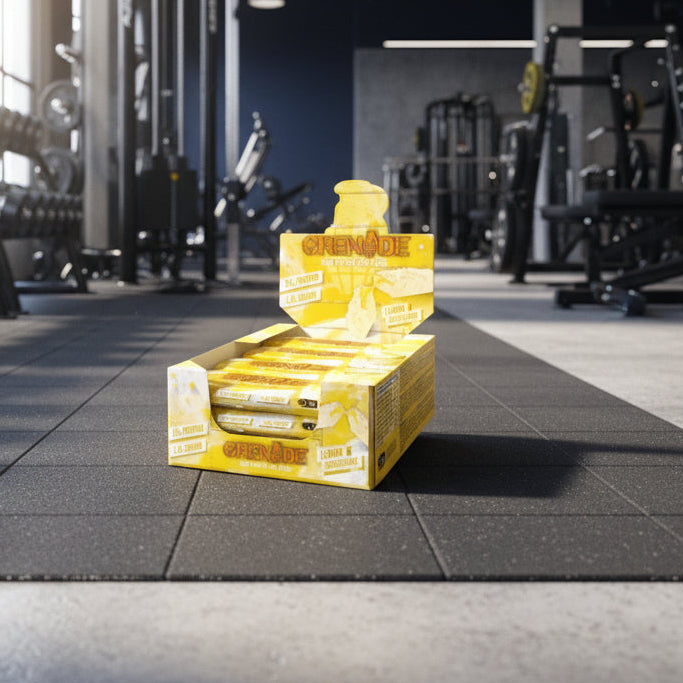Grenade Protein Bars – 12-Bar Case (60g) - Lemon Cheesecake
