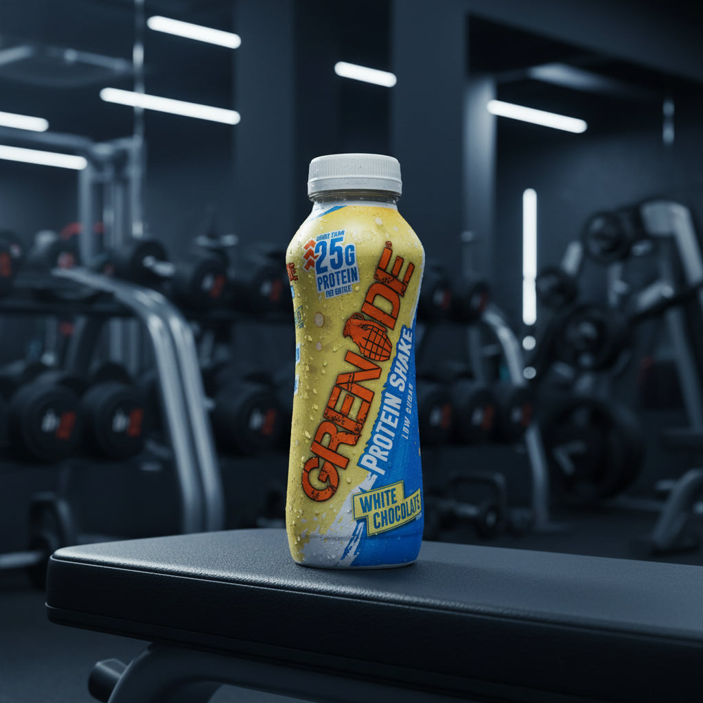 Grenade Protein Shakes – 8-Bottle Case (330ml) - White Chocolate