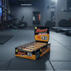 Box of Mars Hypoallergenic Low Sugar chocolate bars on a gym background